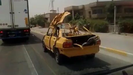 VIDEO: aşa arată maşinile teroriştilor sinucigaşi care... şi-au ratat misiunea?