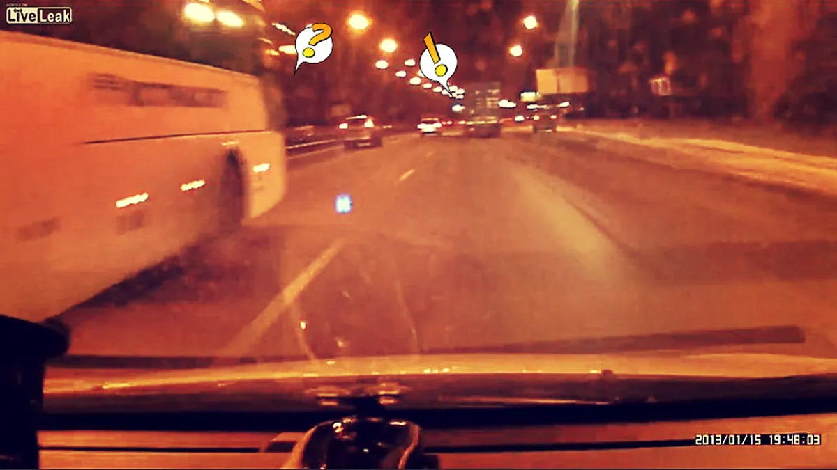 Accident pe autostradă: graba strică treaba. VIDEO