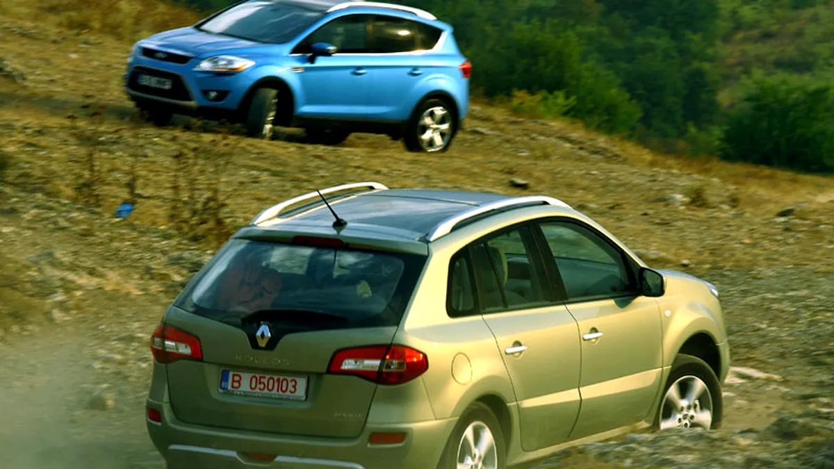 Ford Kuga vs Renault Koleos - Test în RO