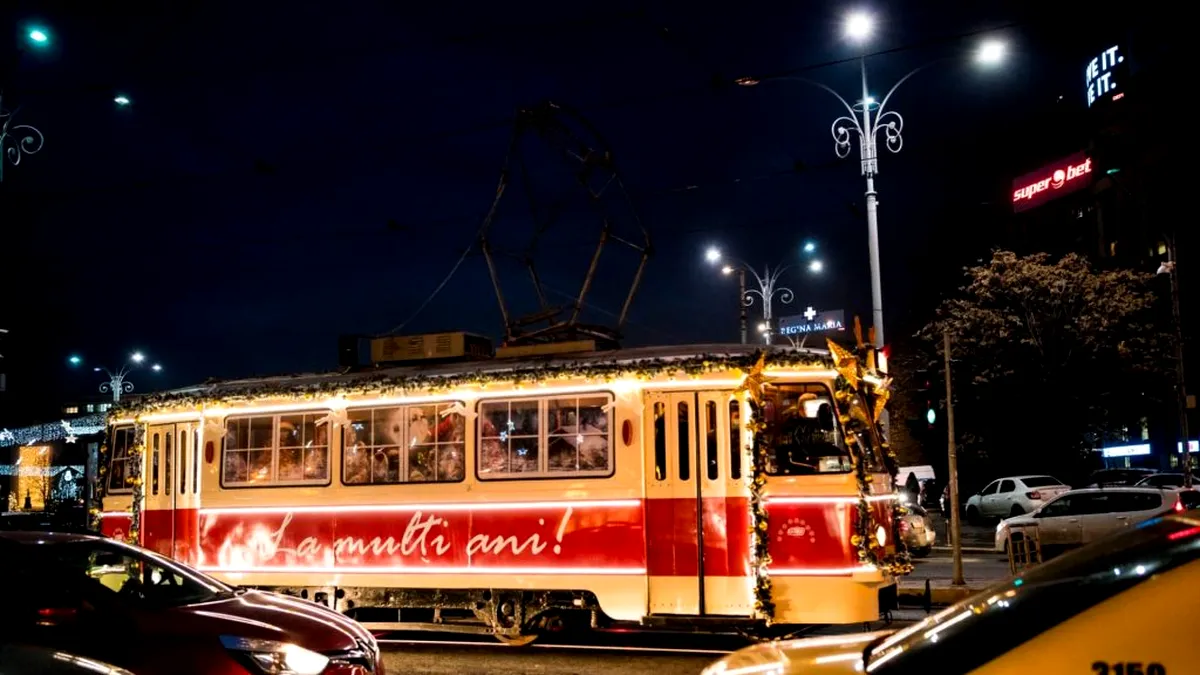 Cum circulă mijloacele de transport din București în noaptea de Revelion
