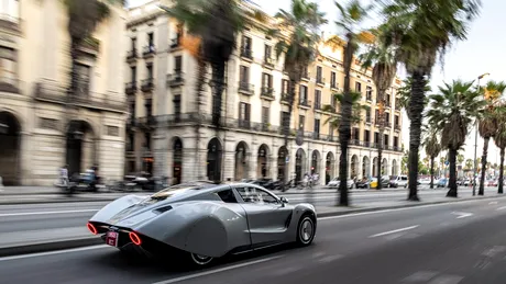 Spectaculosul model electric Hispano Suiza Carmen a ieşit pentru prima dată pe stradă - VIDEO