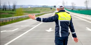 VIDEO | Amendă și permis suspendat, deși a depășit pe linie discontinuă. Ce nu a observat acest conducător