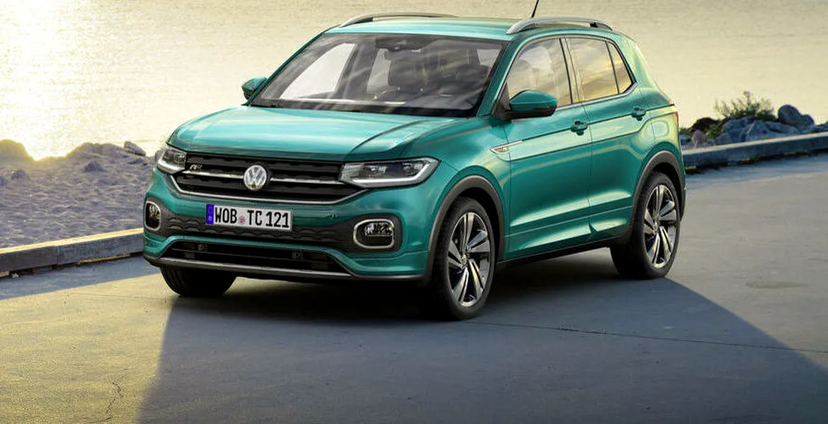 Noul Volkswagen T-Cross poate fi comandat acum în România