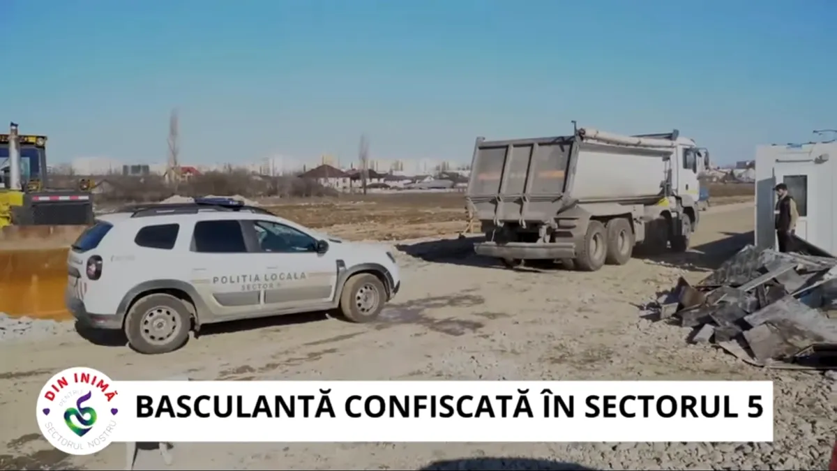 Prima mașină confiscată pentru aruncarea gunoiului a mai fost reclamată, fără rezultate