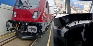 Foto – O nouă locomotivă electrică Alstom Traxx Passenger, pregătită pentru CFR Călători. Poate atinge 160 km/h și tracta 16 vagoane