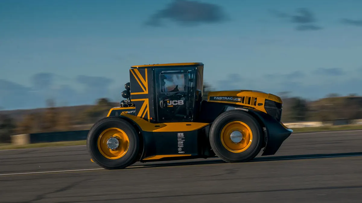 Ce viteză atinge cel mai rapid tractor din lume?
