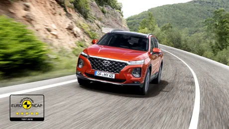 Noul Hyundai Santa Fe a obtinut cinci stele la testele Euro NCAP