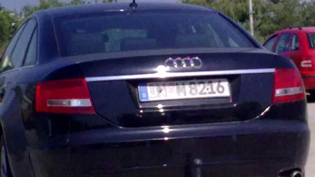 Audi A6 spionat în România