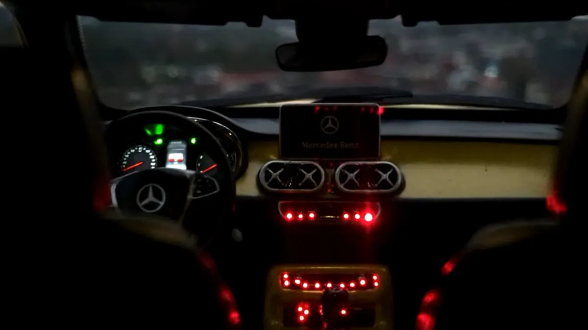 Acest Mercedes Clasa X este cel mai mic pickup din lume - VIDEO