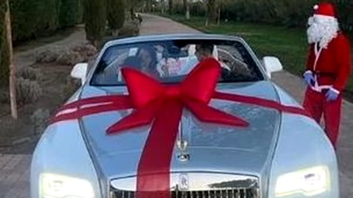 Cristiano Ronaldo a primit cadou de Crăciun un Rolls-Royce Phantom de la iubita sa