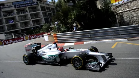 Formula 1 Monaco 2012: Schumacher cel mai rapid în calificări