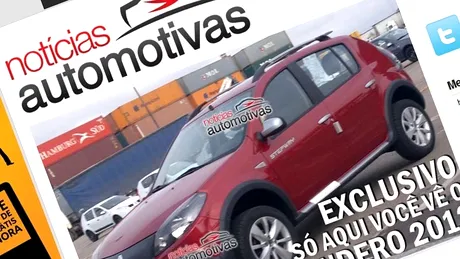 Primele poze spion cu Sandero facelift!