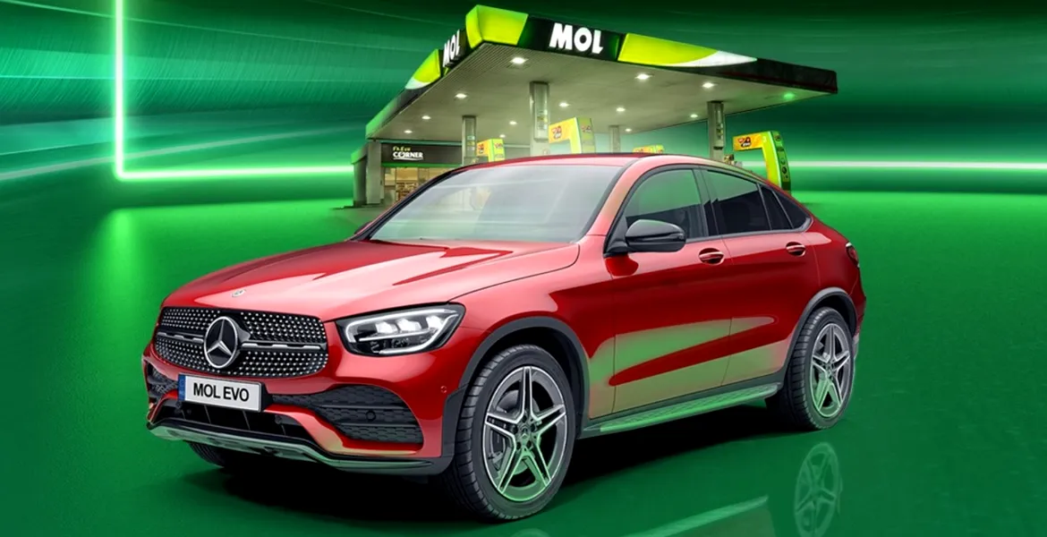 (P) ”Alimentează și câștigă” – Faci plinul de carburant la MOL și pleci acasă cu un Mercedes-Benz GLC Coupe