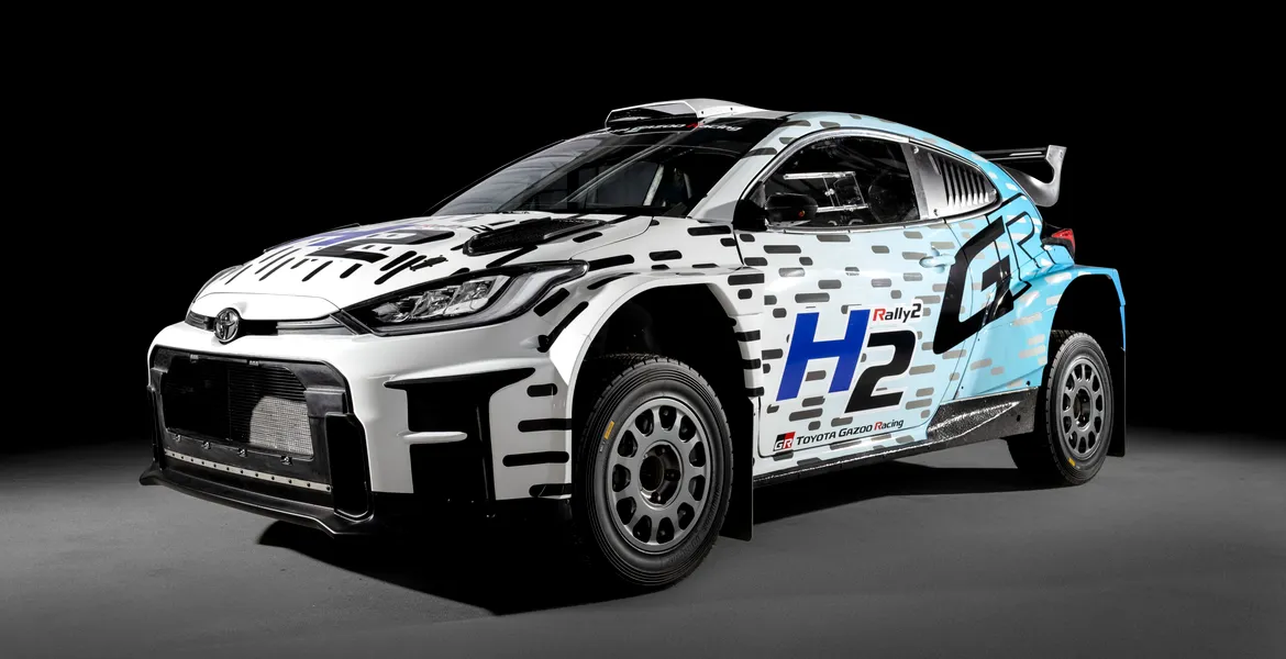 Toyota are o nouă mașină experimentală de raliu. GR Yaris Rally2 este alimentată cu hidrogen comprimat