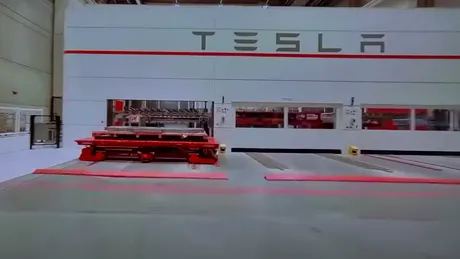 Un videoclip uimitor filmat cu o dronă ne arată cum este fabricat Tesla Model Y la Giga Berlin