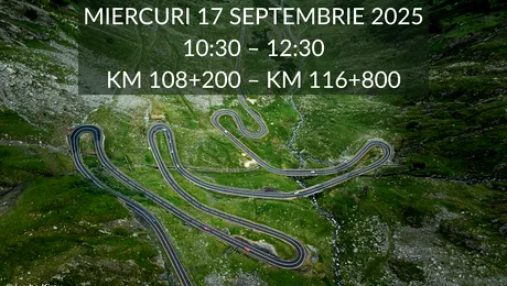 Circulația pe Transfăgărășan va fi închisă temporar pentru un eveniment organizat de ACE PARADE