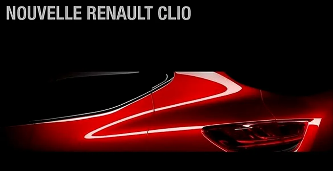 Un nou teaser pentru Renault Clio 4, în aşteptarea Salonului Auto Paris 2012