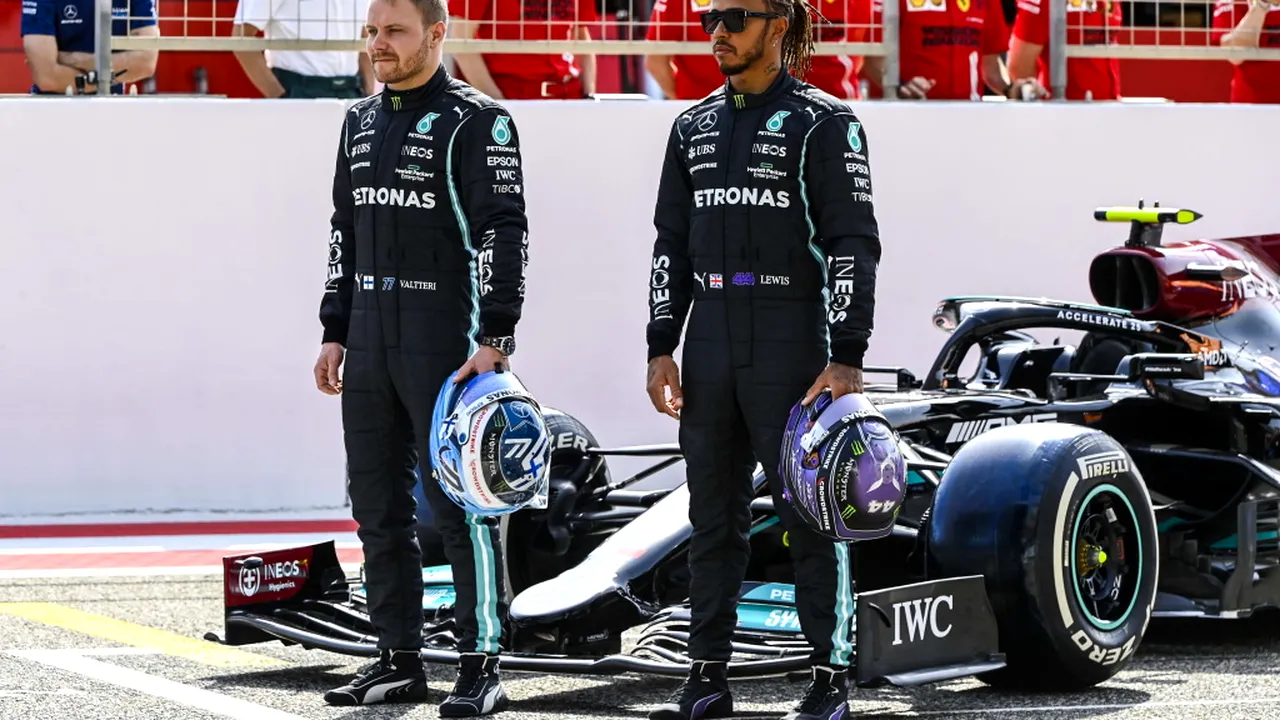 Podeaua monopostului Mercedes 