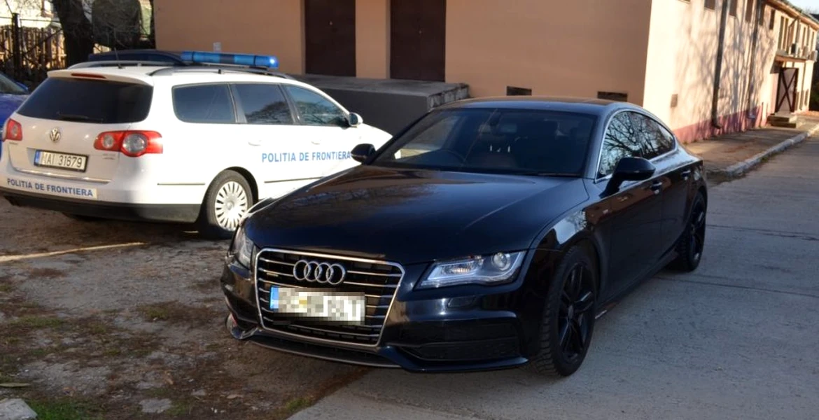 Un Audi A7 furat din Marea Britanie a fost descoperit în trafic de către polițiștii ieșeni – FOTO