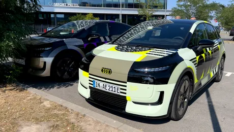 <span class='prepend'>Video |</span> Noul Audi A2 a fost surprins în teste publice fără camuflaj. Modelul are la bază Volkswagen ID.3 Neo