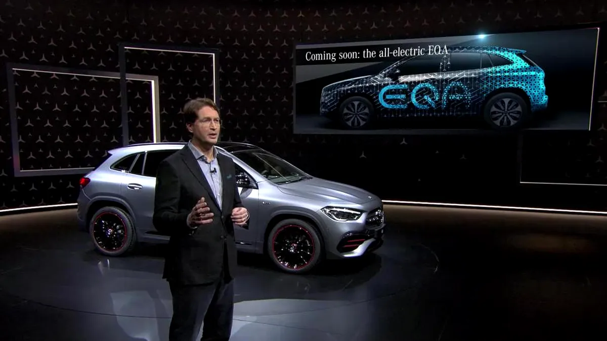 Mercedes EQA confirmat pentru lansare în 2020