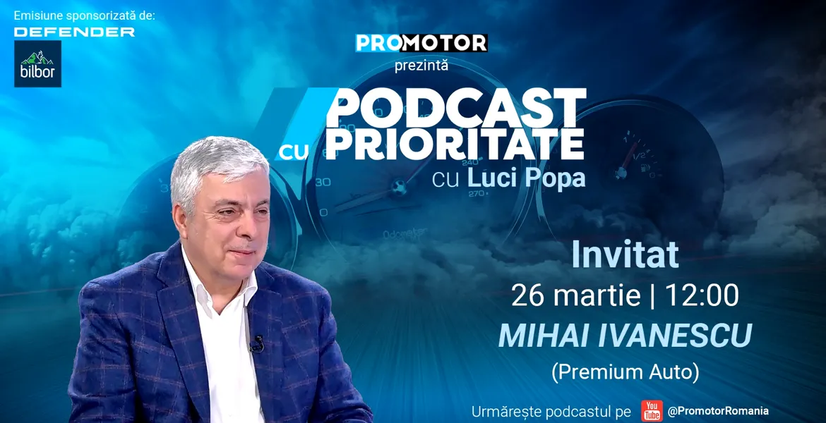 „Podcast cu Prioritate” #70 by ProMotor: Range Rover, inovație și lux – Discuție cu Mihai Ivănescu
