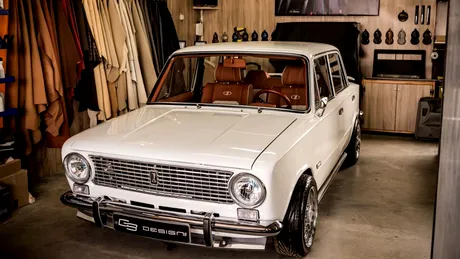 Niște bulgari au creat modelul Lada cu cel mai luxos interior - FOTO