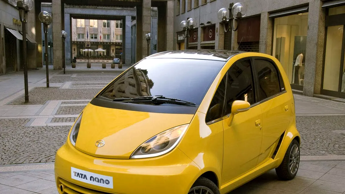 Tata Nano - versiunea europeană la Geneva 2009