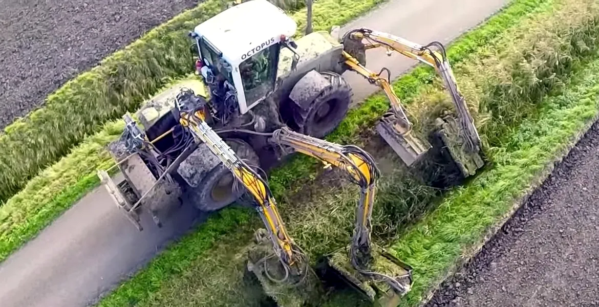 Utilaje impresionante: Claas Xerion Octopus [VIDEO]