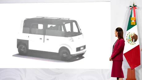 Mexicul a prezentat un prototip de vehicul urban electric foarte accesibil, susținut de guvern