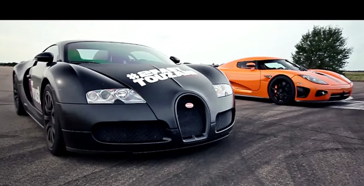 Bugatti Veyron vs. Koenigsegg CCXR. Care pe care? (VIDEO)