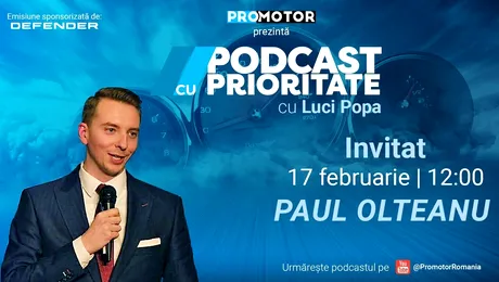 Paul Olteanu explică psihologia șoferilor români în „Podcast cu Prioritate” #64 by ProMotor