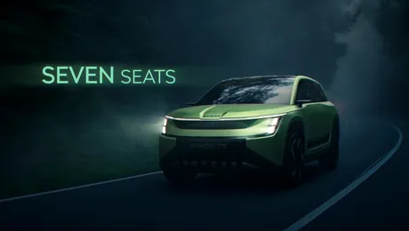 FOTO Škoda Peaq va fi cel mai mare SUV electric al cehilor. Dezvăluirea completă va avea loc în vara acestui an