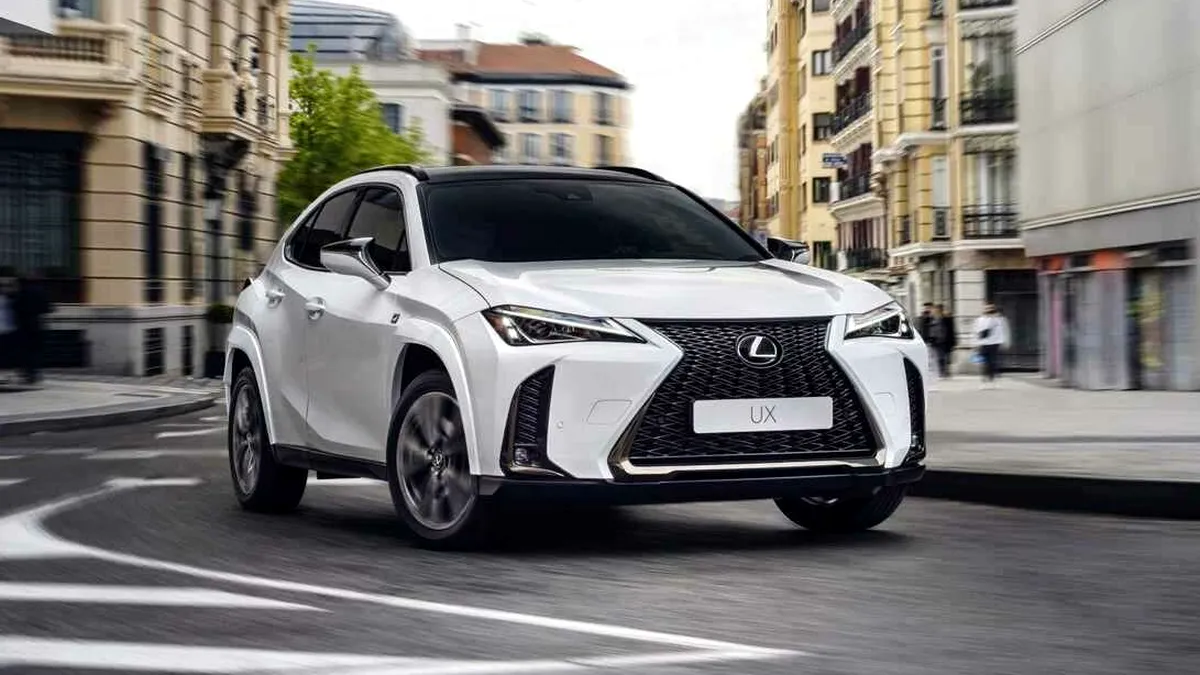 Crossover-ul Lexus UX primește un nou sistem de infotainment și o echipare nouă F Sport Design