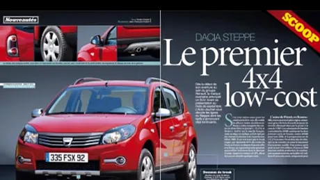 Dacia SUV - schiţe franţuzeşti