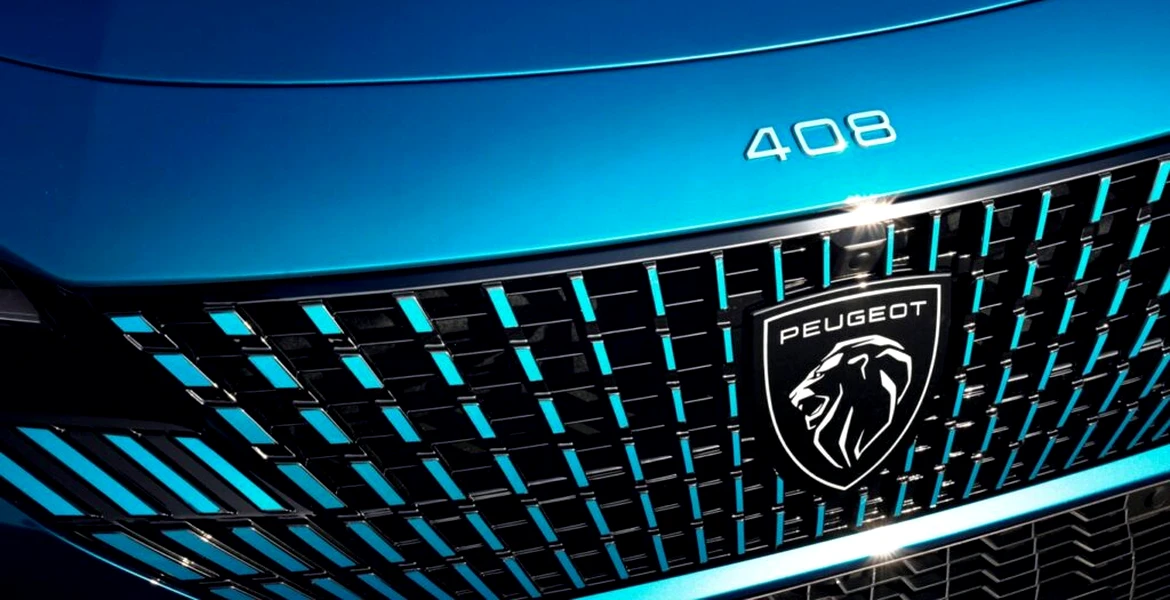 Peugeot confirmă lansarea noului SUV coupe 408 printr-o imagine-teaser