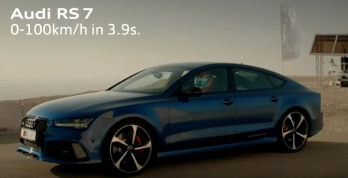 VIDEO Audi RS7 Vs Burj Khalifa