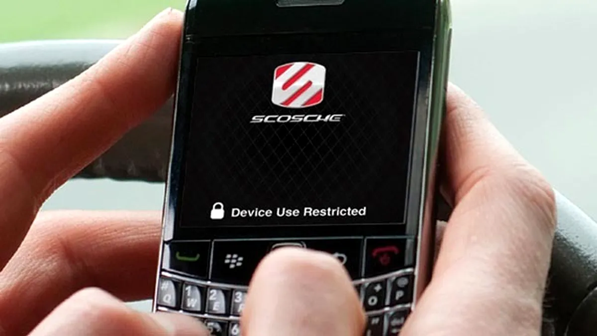 Sistemul care-ţi blochează telefonul când eşti la volan: Scosche cellCONTROL