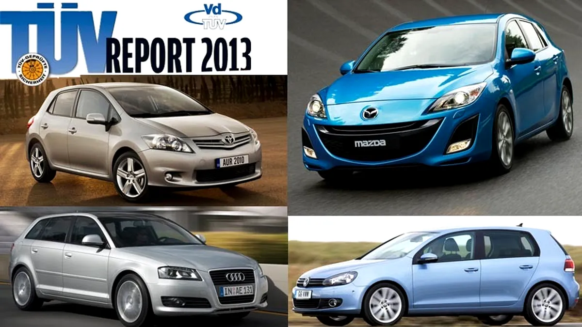 Cât de bune sunt maşinile second hand de clasă compactă din Germania, conform TÜV Report 2013