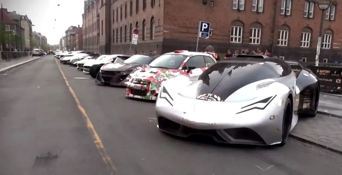 Video: Grila de start a raliului Gumball 3000