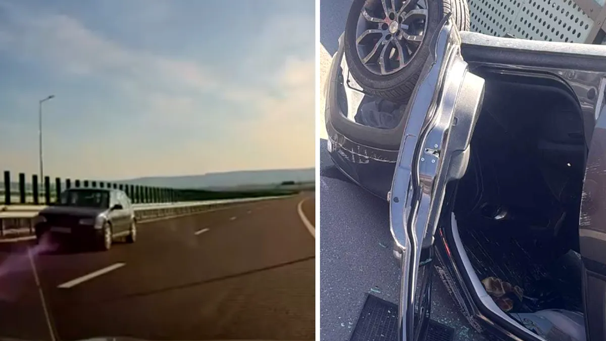 Șofer de 70 de ani răstoarnă mașina în Pitești, altul de 75 merge 22 de KM pe contrasens. Două incidente alarmante cu șoferi seniori