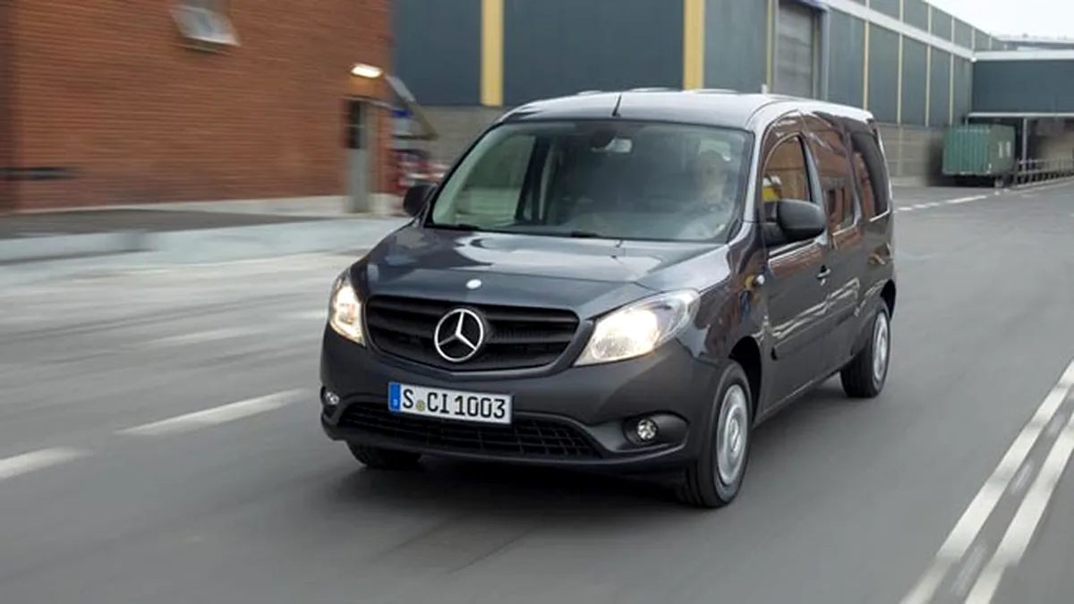 Am făcut cunoştinţă cu noul Mercedes-Benz Citan, cea mai mică utilitară Mercedes