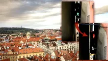 Cea mai îngustă stradă din Europa. Are o lățime mai mică de 50 de centimetri, iar turiștii stau la semafor ca să o traverseze