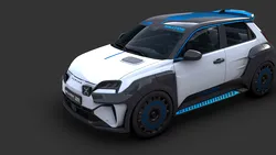 <span class='prepend'>Foto |</span> Renault 5 primește un kit de caroserie în stilul Grupei B de raliuri, inspirat de R5 Maxi de acum 31 de ani
