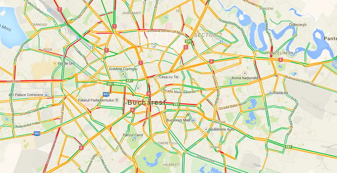 STUDIU: Bucureştiul, oraşul european cu cele mai nocive ambuteiaje