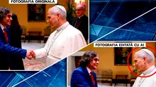 Mircea Cărtărescu și-a editat poza cu Papa să pară că e singur la întâlnirea cu Pontiful. Modificările grosolane care i-au distorsionat fizionomia Papei au aprins internetul