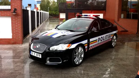 Poliţia Română îşi completează flota cu un Jaguar XFR de 510 CP