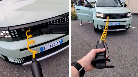 Fiat vrea să integreze cablurile de încărcare direct în mașinile electrice - VIDEO