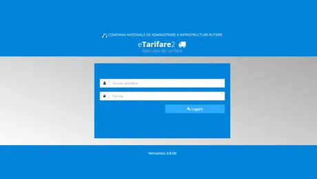 Aplicația e-Tarifare, nefuncțională în noaptea de luni spre marți. CNAIR anunță intervalul orar afectat