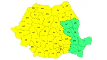 România, sub val de căldură. Meteorologii au emis Cod galben de caniculă, joi, pentru aproape toată țara